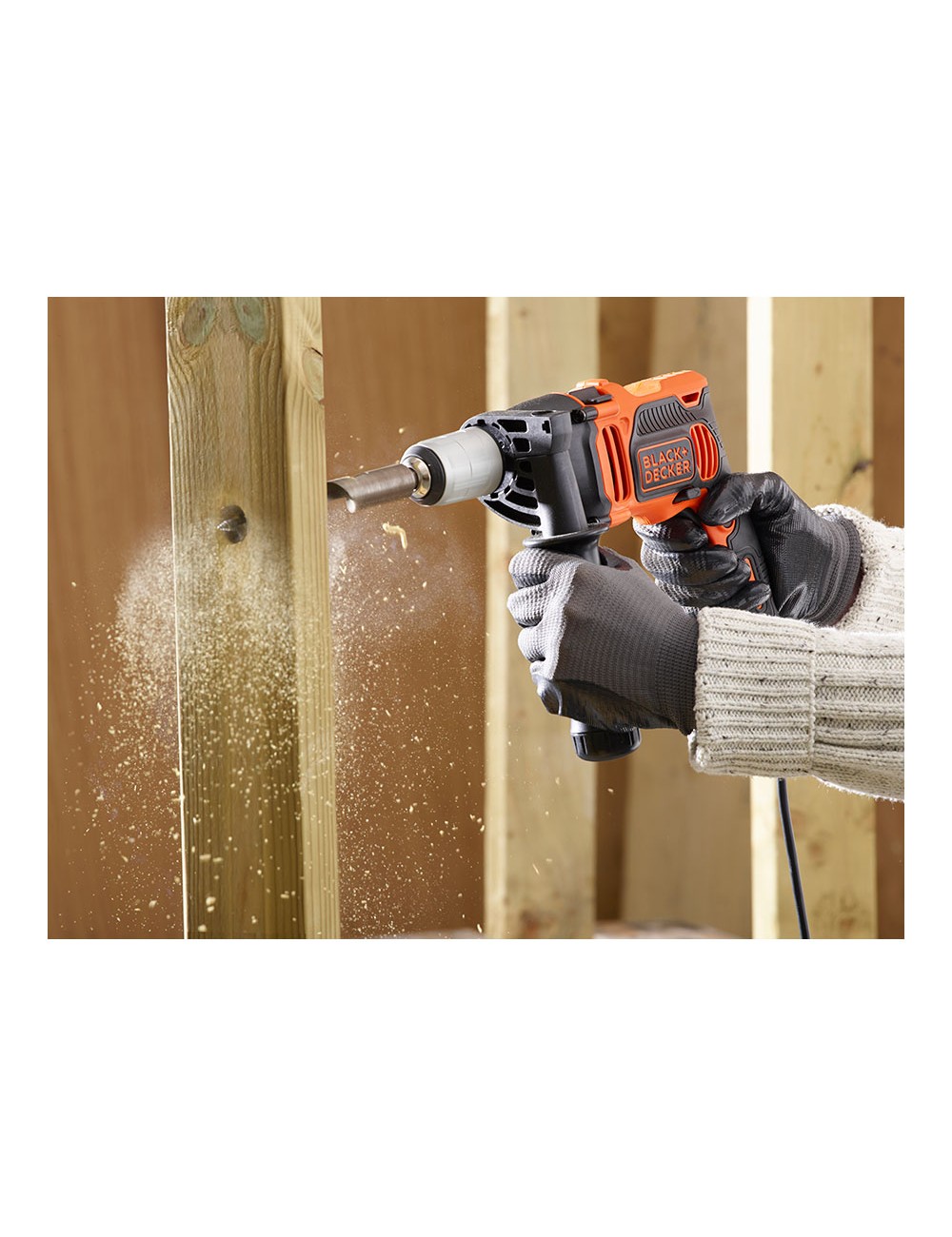 Taladro percutor 850w beh850k-qs black+decker