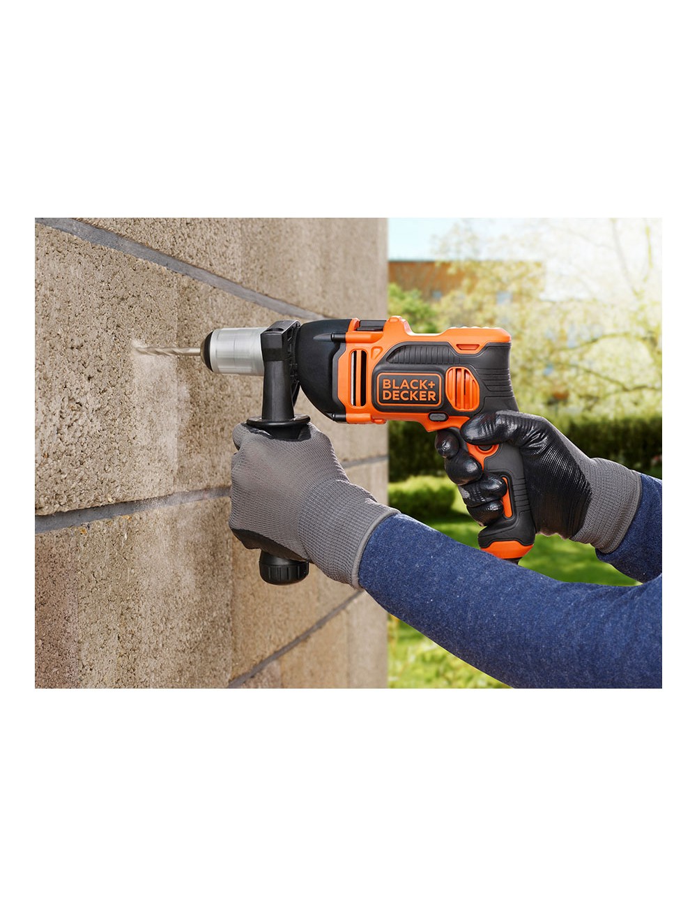 Taladro percutor 850w beh850k-qs black+decker