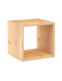 Estanteria modular 1 cubo dinamic pino macizo 36,2 x 33 x 36,2 cm