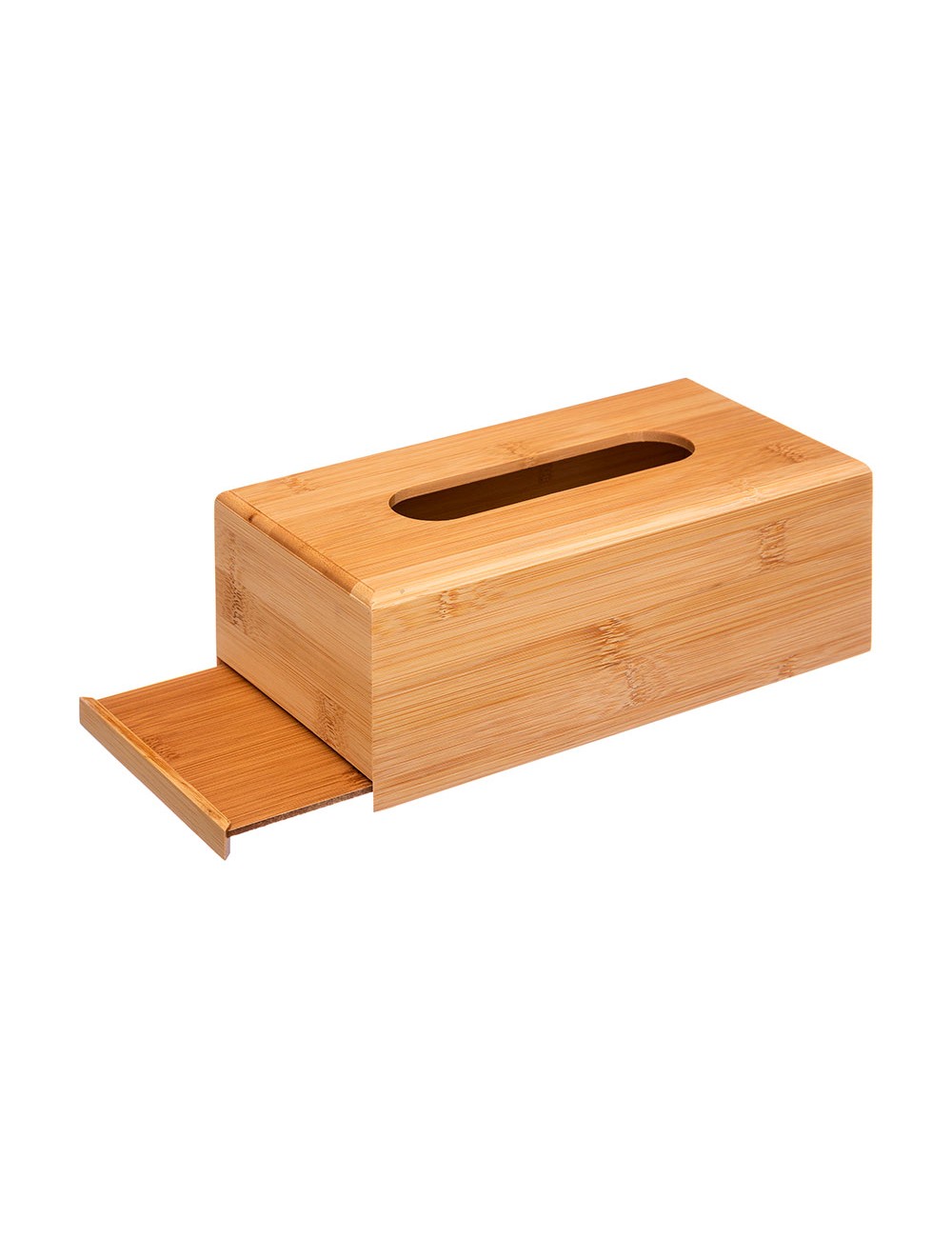 Caja de bambú para pañuelos 25 x 13 x 8,7 cm