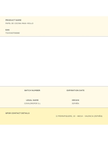 Papel de cocina maxi-rollo