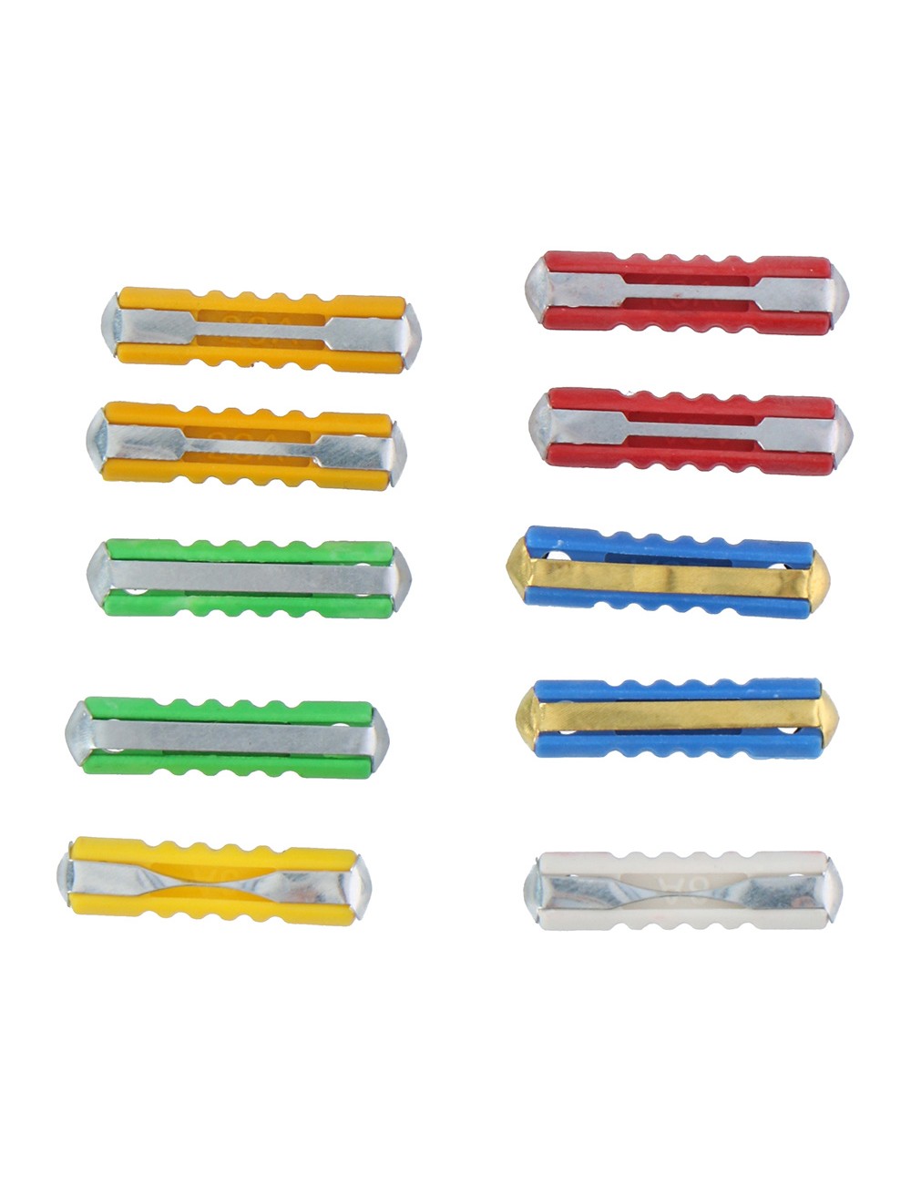 Set de 10 fusibles variados para coche dunlop