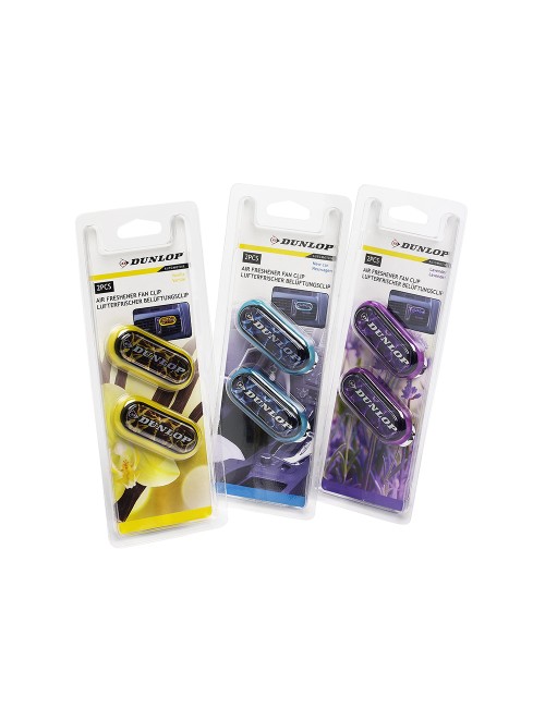 Ambientador para rejilla de climatizador de coche dunlop colores / modelos surtidos