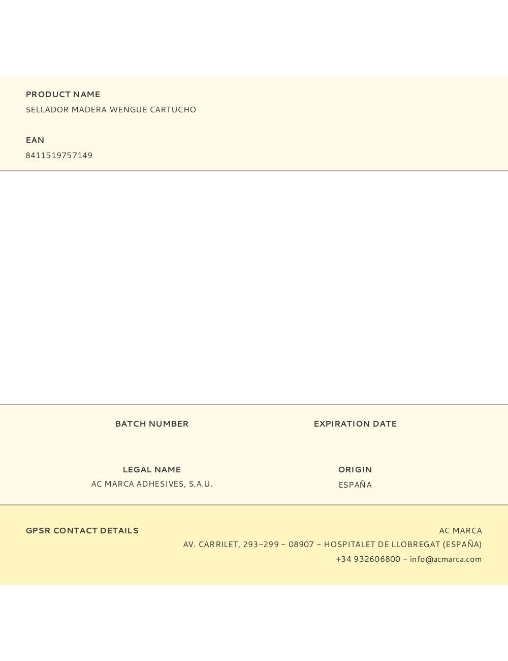 Sellador acrílico madera wengue 300 ml