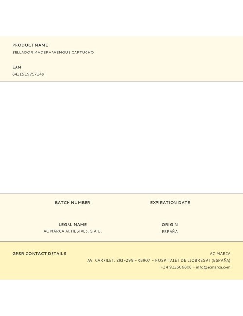 Sellador acrílico madera wengue 300 ml