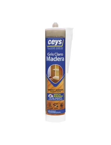 Sellador acrílico madera gris claro 300 ml