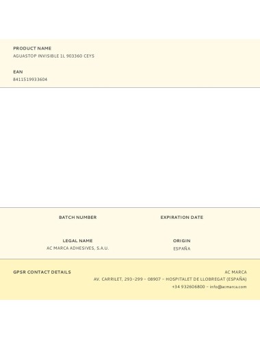 Aguastop invisible 1 l