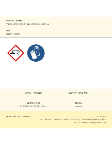 Paso desatascador gel express 1l 705011