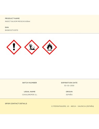 Insect bloom moscas 600ml