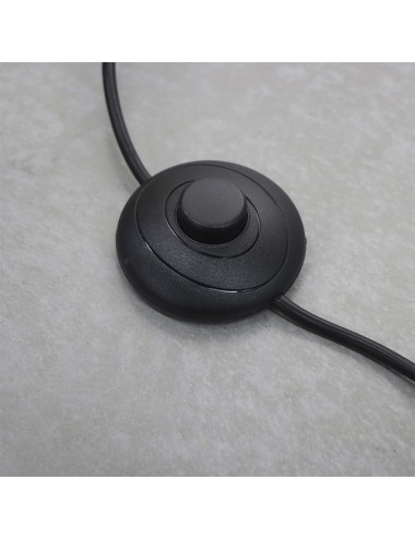 Lámpara de pie (salon) vintage e27 60 w color negro ø35 x 150 cm