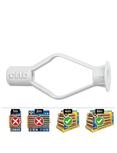 Taco carton yeso ø8mm hr (caja 50 unid)