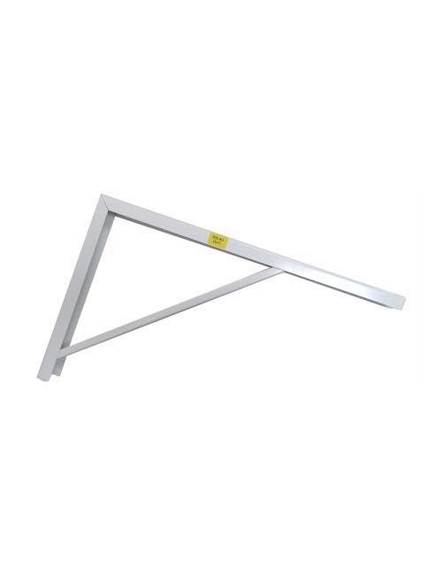 Escuadra de acero blanco robusto 30 x 50 cm edm