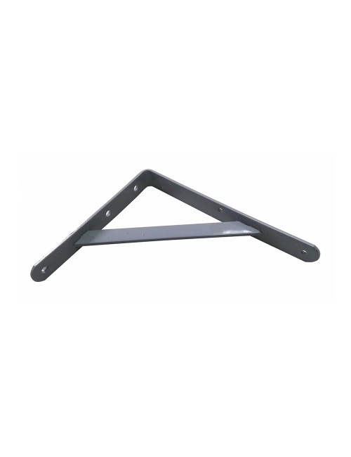 Escuadra de acero gris plata fortex 20 x 25 cm