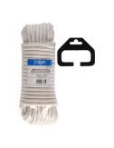 Cuerda de goma elástica blanca calibre 8 mm x 15 m