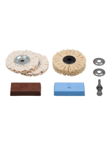 Juego profesional de pulido para metales, plástico, marmol, etc