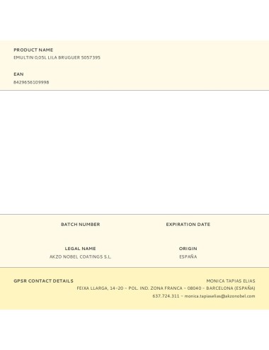 Colorante líquido superconcentrado emultin 50 ml lila