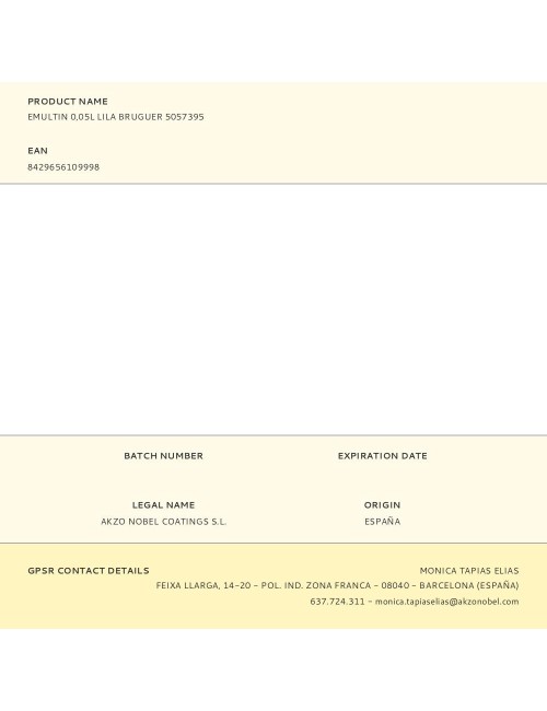 Colorante líquido superconcentrado emultin 50 ml lila