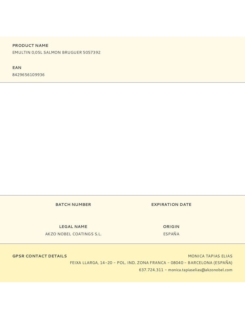 Colorante líquido superconcentrado emultin 50 ml salmón