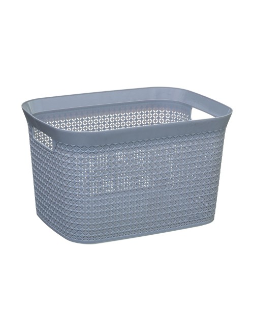 Cesto para ropa 25 l, color gris 41,5 x 31,2 x 25,7 cm