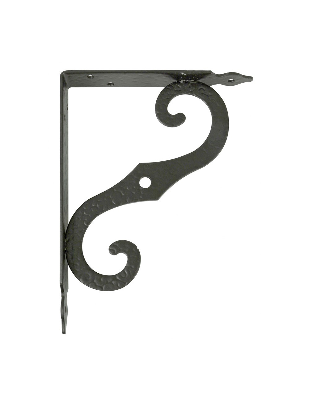 Escuadra de acero negro (s) 202 200 x 150 mm