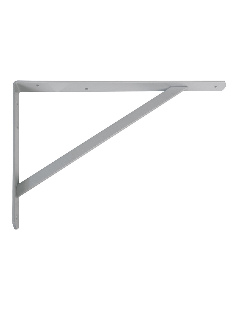 Escuadra de acero gris metal (s) 9806 250 x 200 mm