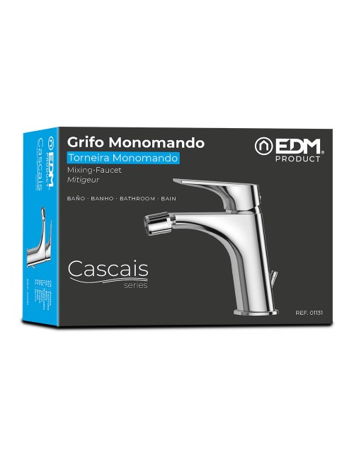 Grifo monomando de bidé serie cascais