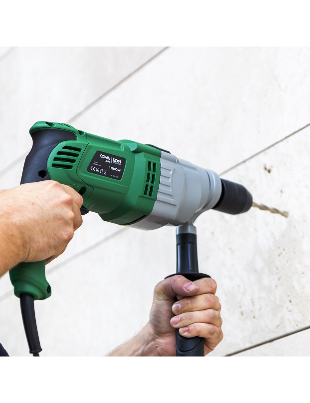Taladro percutor 1050 w, 130 x 390 x 260 mm