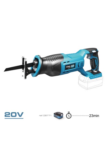 Sierra de sable 20 v (sin batería ni cargador) 8,5 x 44 x 15,5 cm