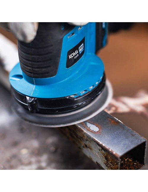 Lijadora excentrica 20 v brushless (sin batería ni cargador) 13 x 30 x 15 cm