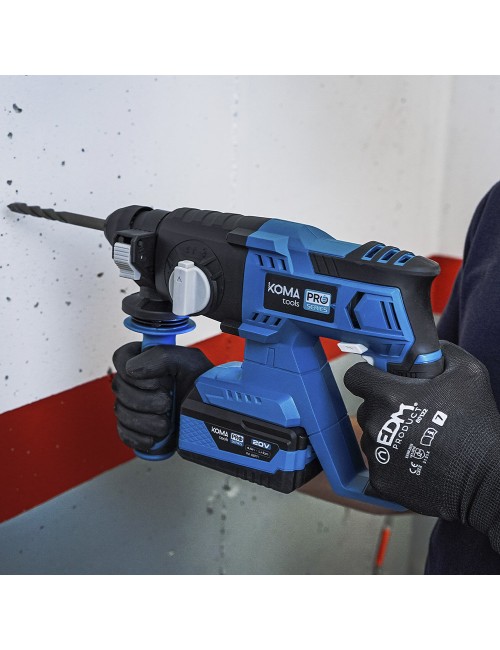 Kit martillo percutor 20 v con 1 bateria 4.0a. y cargador 08772 30 x 19.5 cm