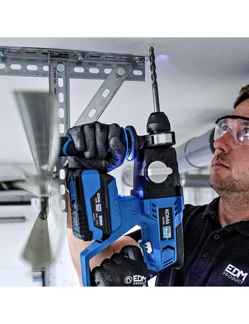 Kit martillo percutor 20 v con 1 bateria 4.0a. y cargador 08772 30 x 19.5 cm