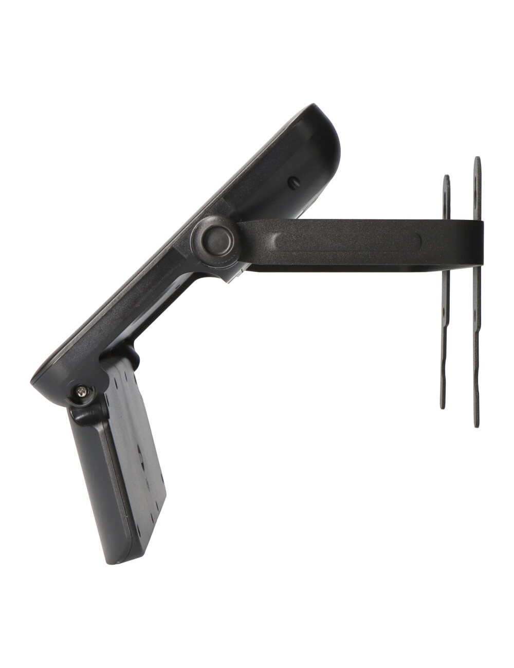 Aplique solar 10w 1150lm recargable. sensor presencia (2-8m) color negro 27,5x19,6cm edm