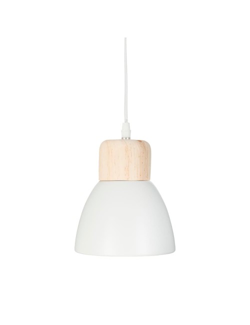 Lámpara de techo blanco e14 19 x 15 cm bombilla no incluida