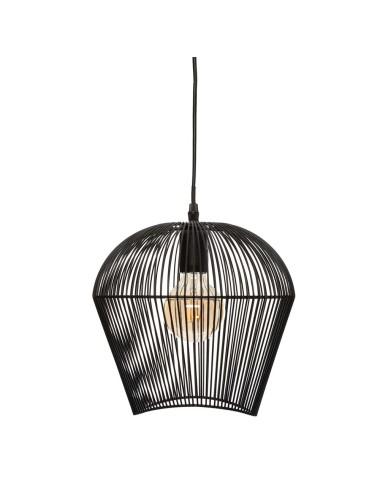 Lámpara de techo color negro e27 coleccion 'jena' 26 x 25 cm