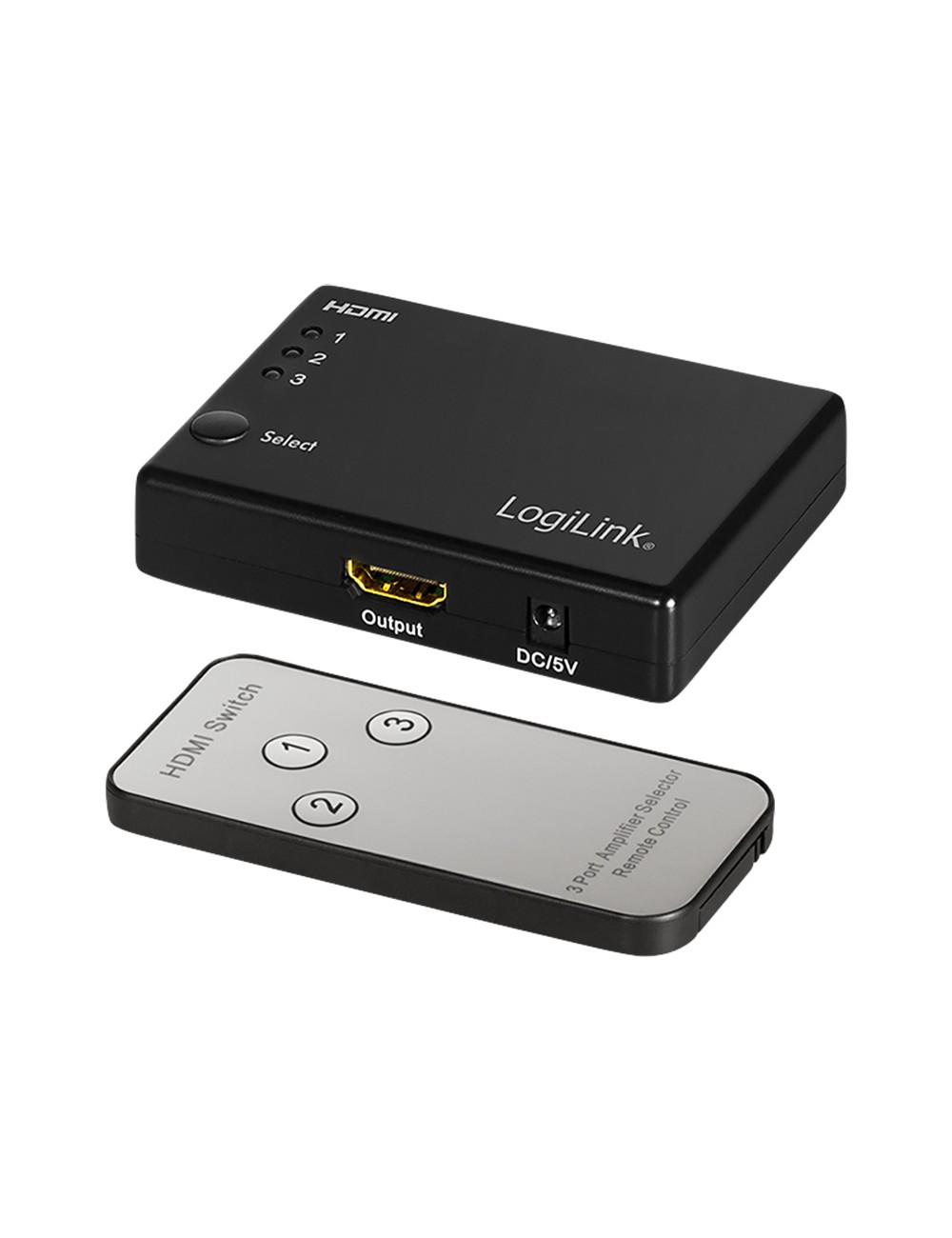 Conmutador hdmi de 3 puertos, 1080p/60hz logilink