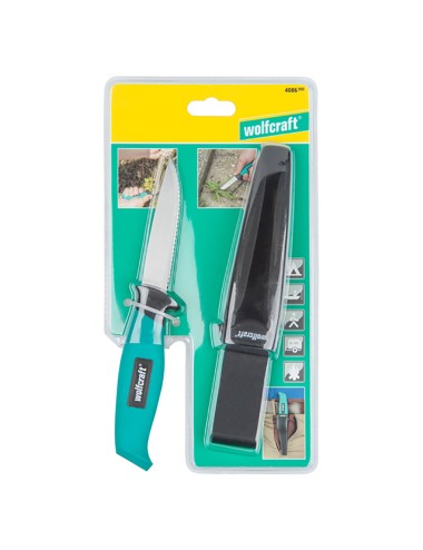 Cuchillo de exterior con estuche 4086000 wolfcraft