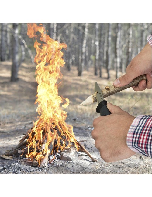 Cuchillo de exterior con estuche 4085000 wolfcraft