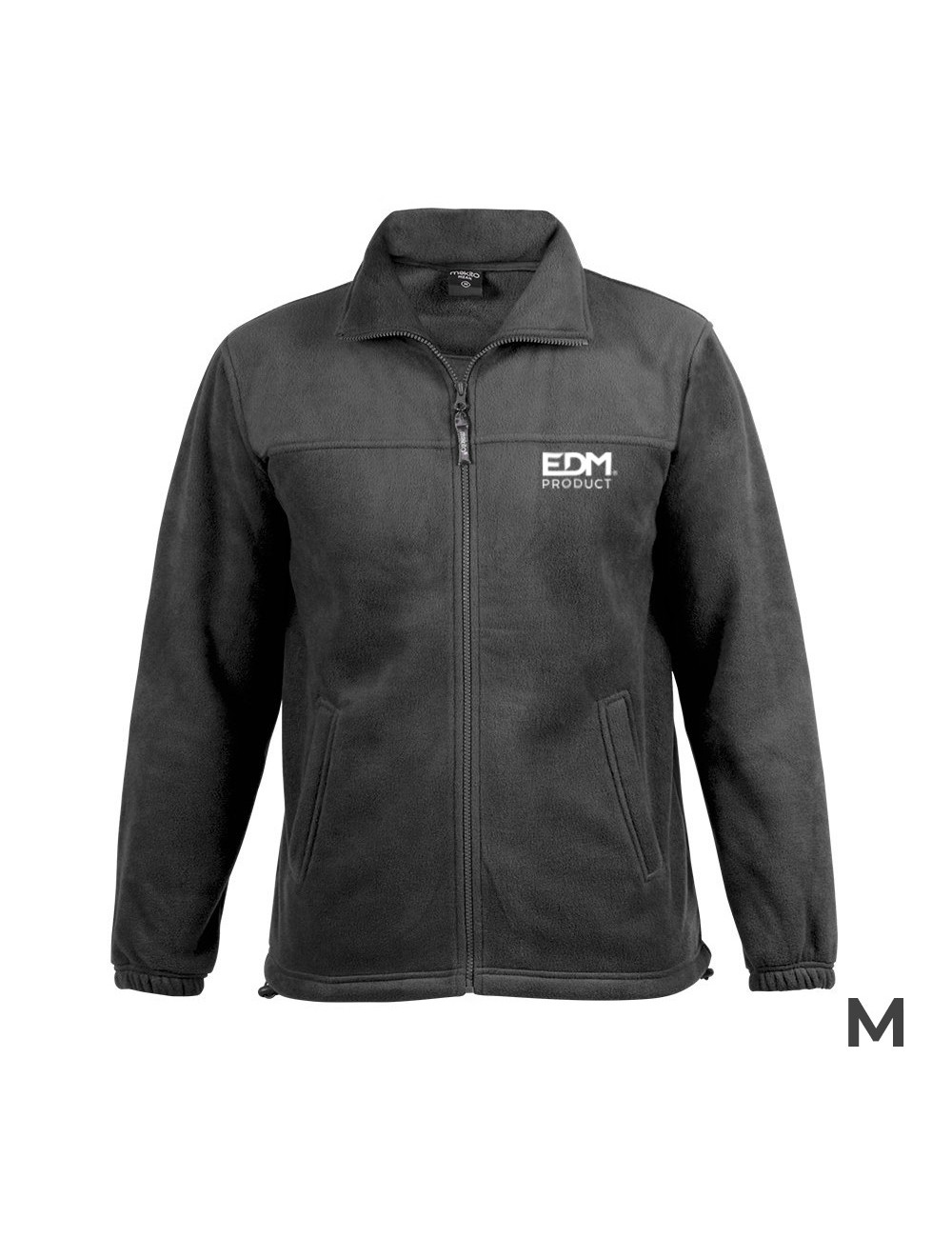 Chaqueta polar fleece 280g/m con cremallera talla-m