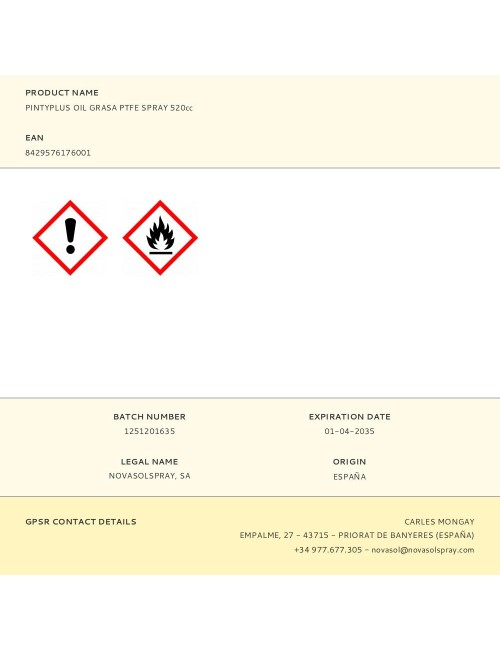 Pintyplus oil grasa ptfe spray 520cc