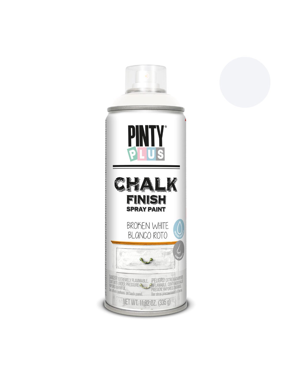Pintura en spray chalk 520cc blanco roto