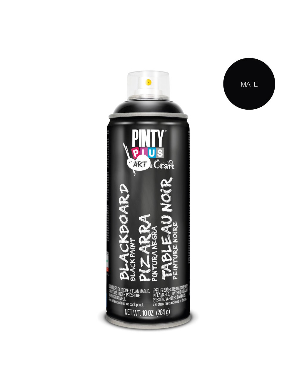 Pintura en spray art & craft 520cc pintura pizarra negro