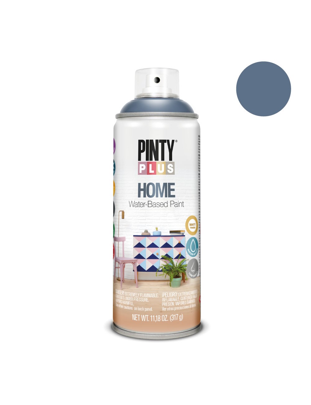 Pintura acrílica spray home water-based 520 cc ancient klein hm128