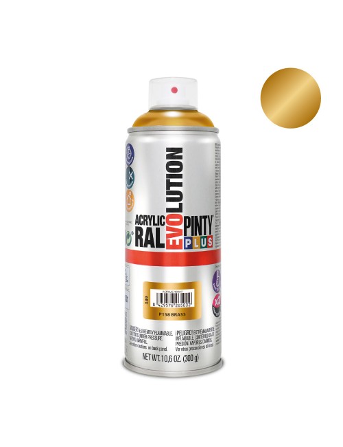 Pintura acrílica spray evolution 520 cc p158 latón