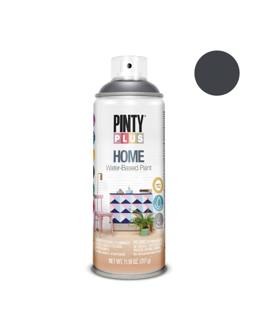 Pintura acrílica spray home water-based 520 cc black hm438