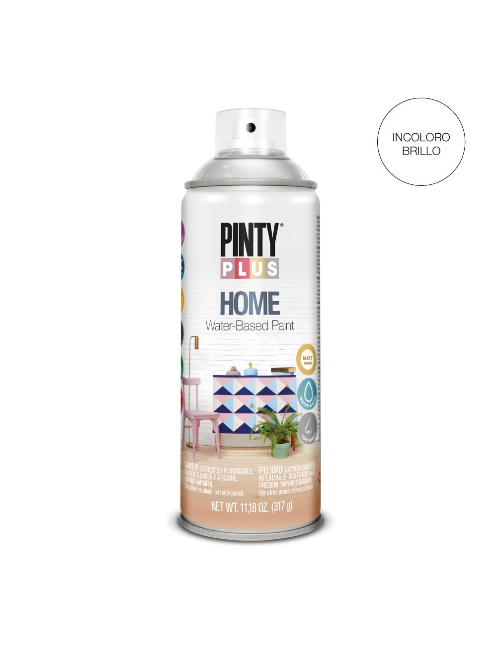 Spray barniz home 520 cc brillante hm441