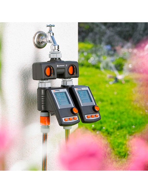 Distribuidor de 2 vías con adaptador