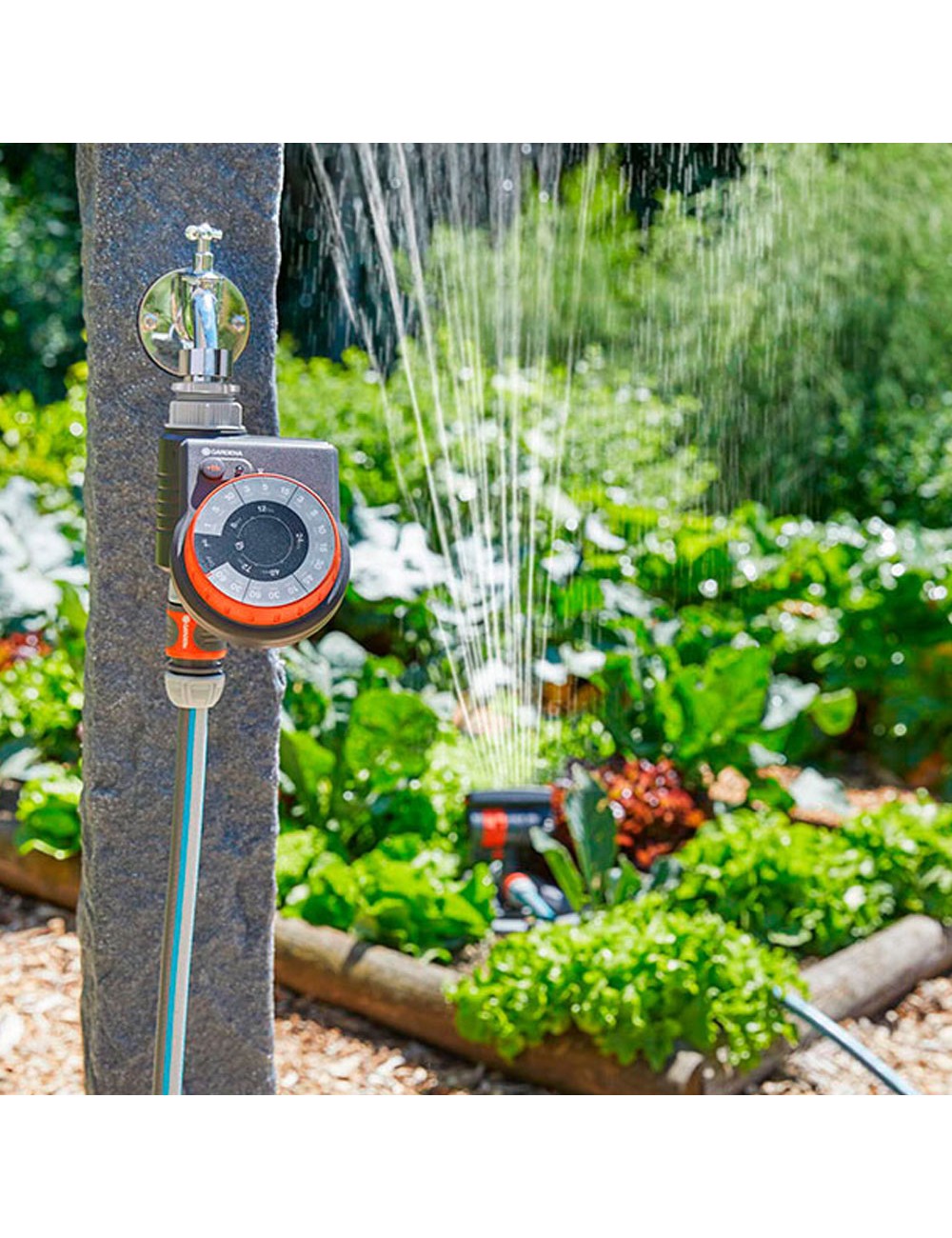 Programador de riego analogico easy gardena