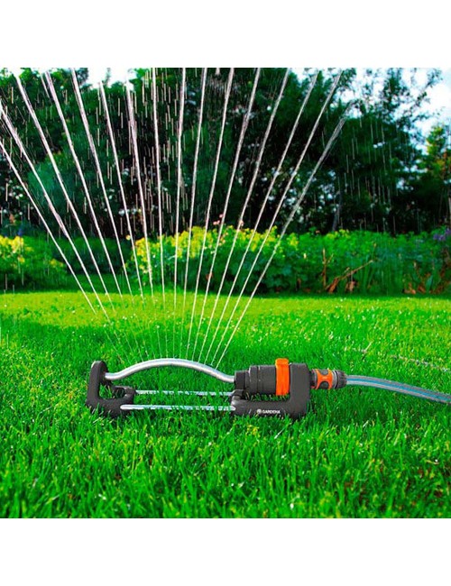 Aspersor oscilante aqua s de 90 a 220m gardena