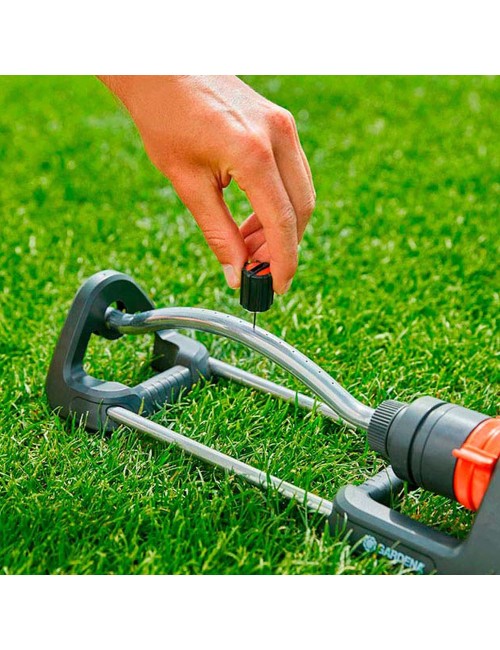 Aspersor oscilante aqua s de 90 a 220m gardena