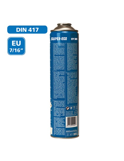 Pack soplete segofire piezo + 3 botellas. multigas 300 600ml super ego